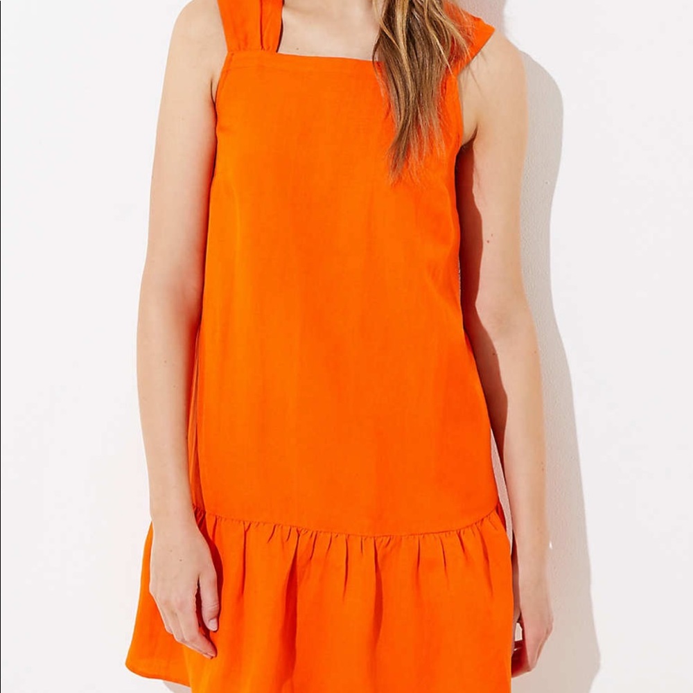 NWT: Beautiful Loft linen blend dress